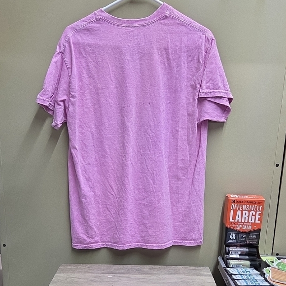 NIRVANA Pink Tee with Red Smiley - Picture 2 of 2